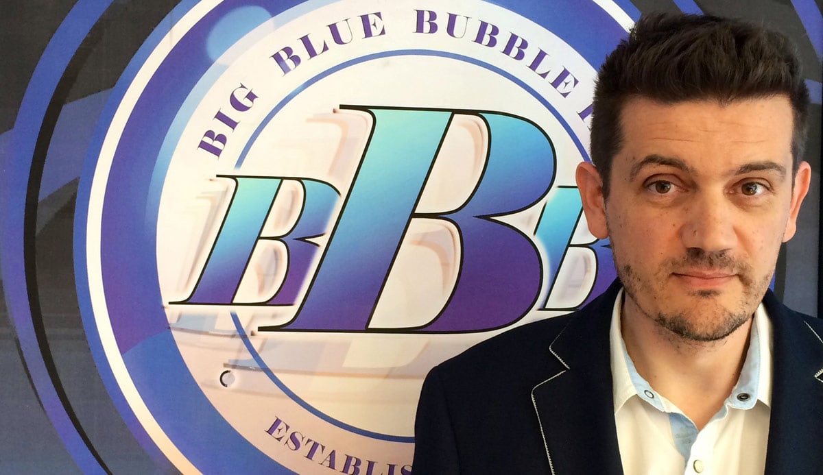 Damir Slogar, fondateur et président de Big Blue Bubble